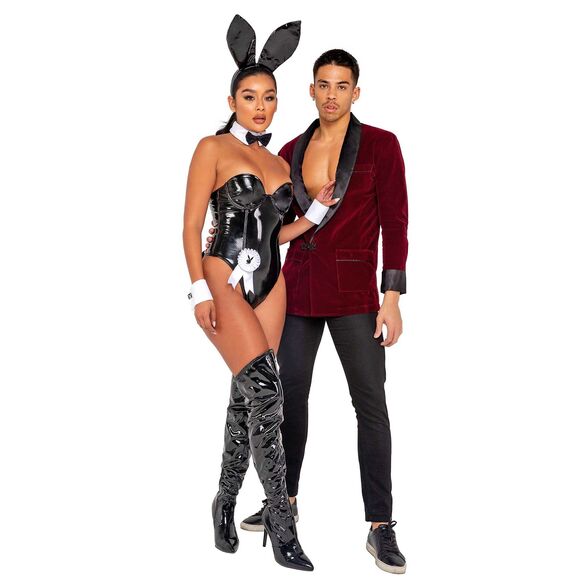 Playboy Smoke Lounge Jacket Mens Size M Halloween Roleplay Cosplay Outfit - Picture 6 of 10